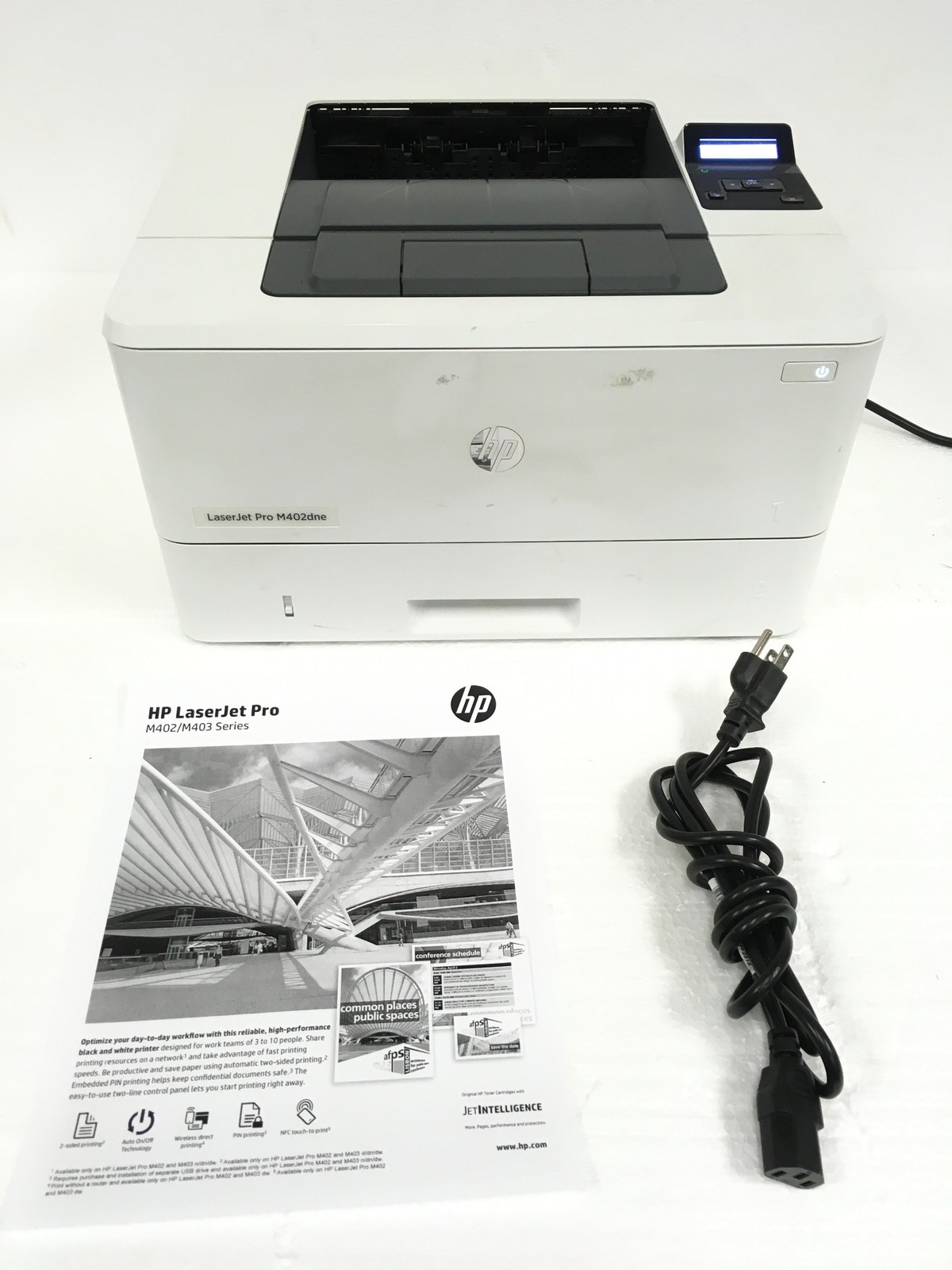 HP LaserJet Pro M402dn Monochrome Laser Printer 128MB 8K Pages WORKING FREE SHIP