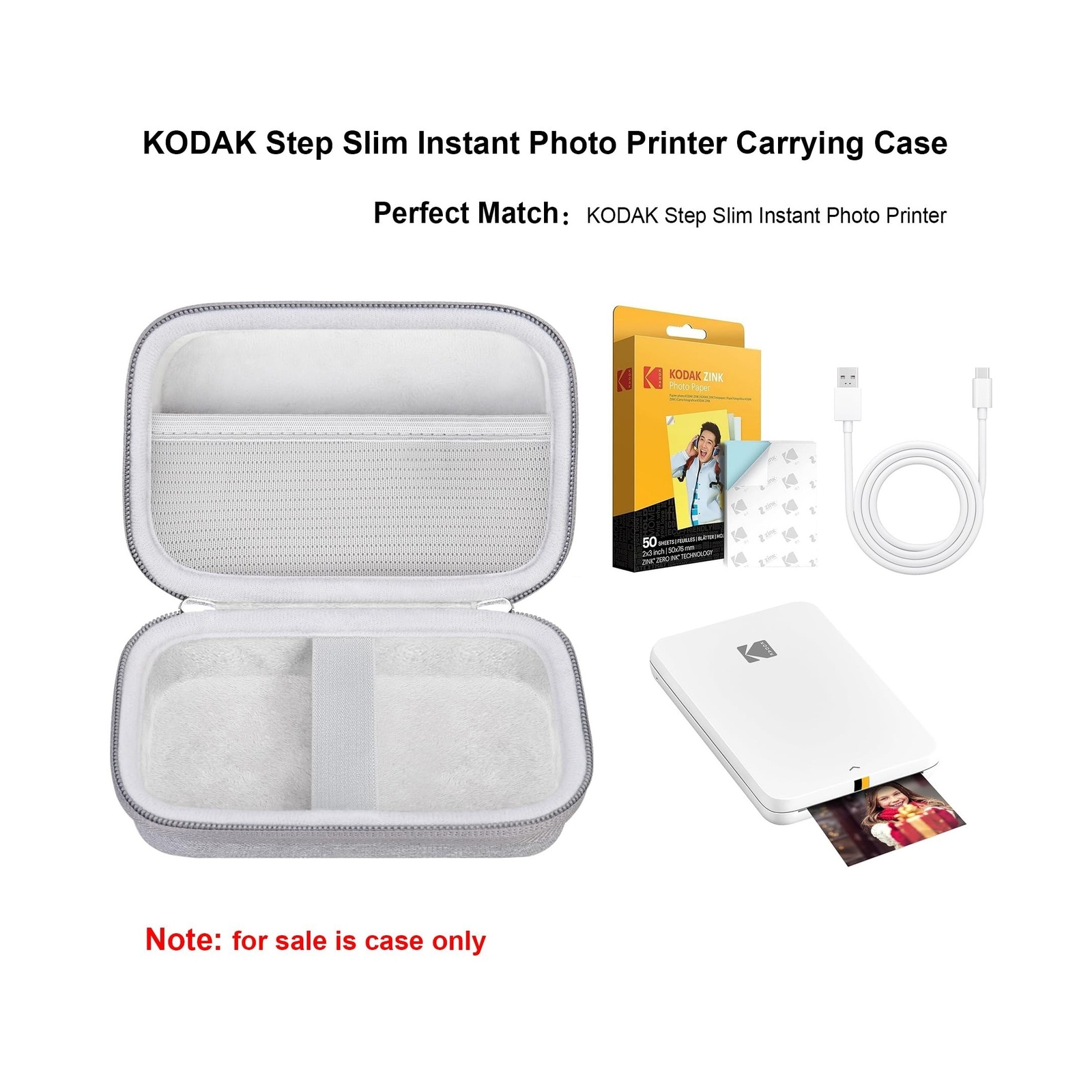 Carrying Case for KODAK Step/KODAK Step Slim Wireless Mobile Instant Photo Mi…