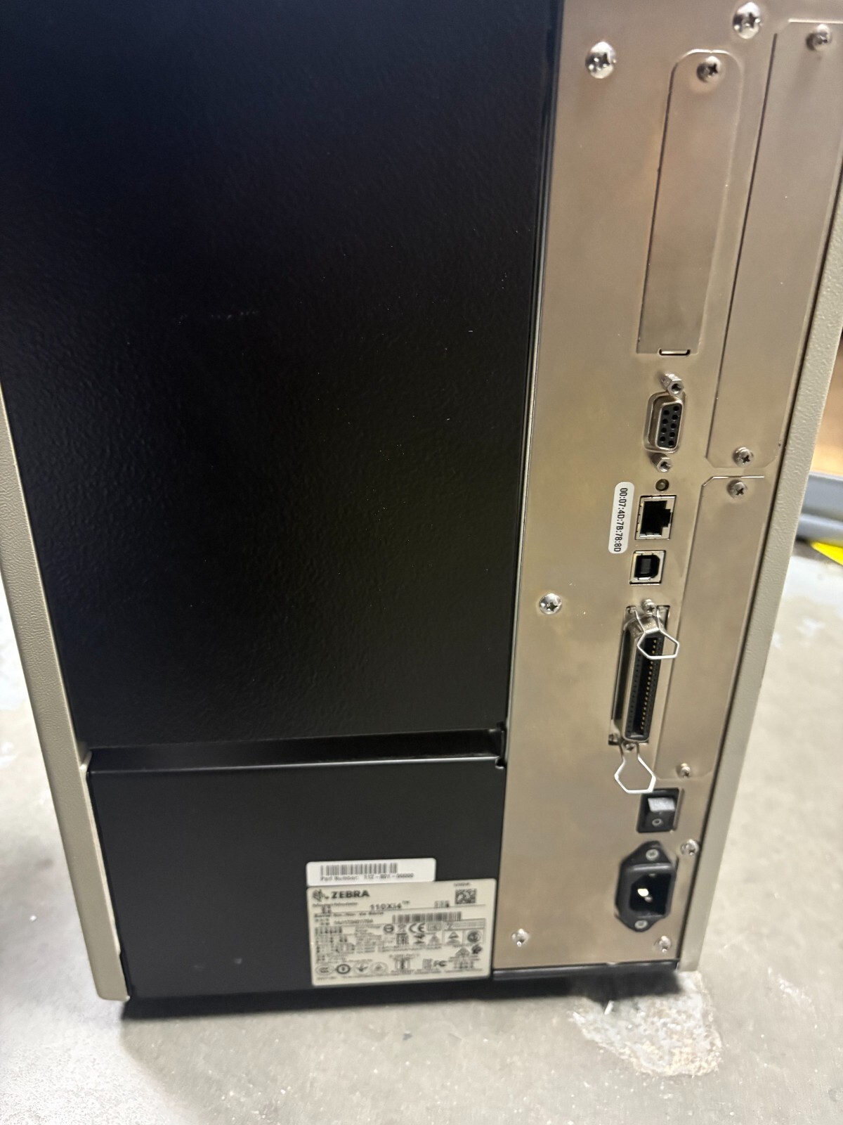 Zebra 110Xi4 Thermal Transfer High-Performance Label Printer