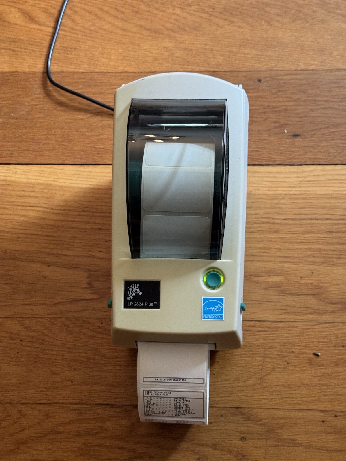 Zebra LP 2824 Plus Direct Thermal Label Printer 282P-201110-000 Used Working