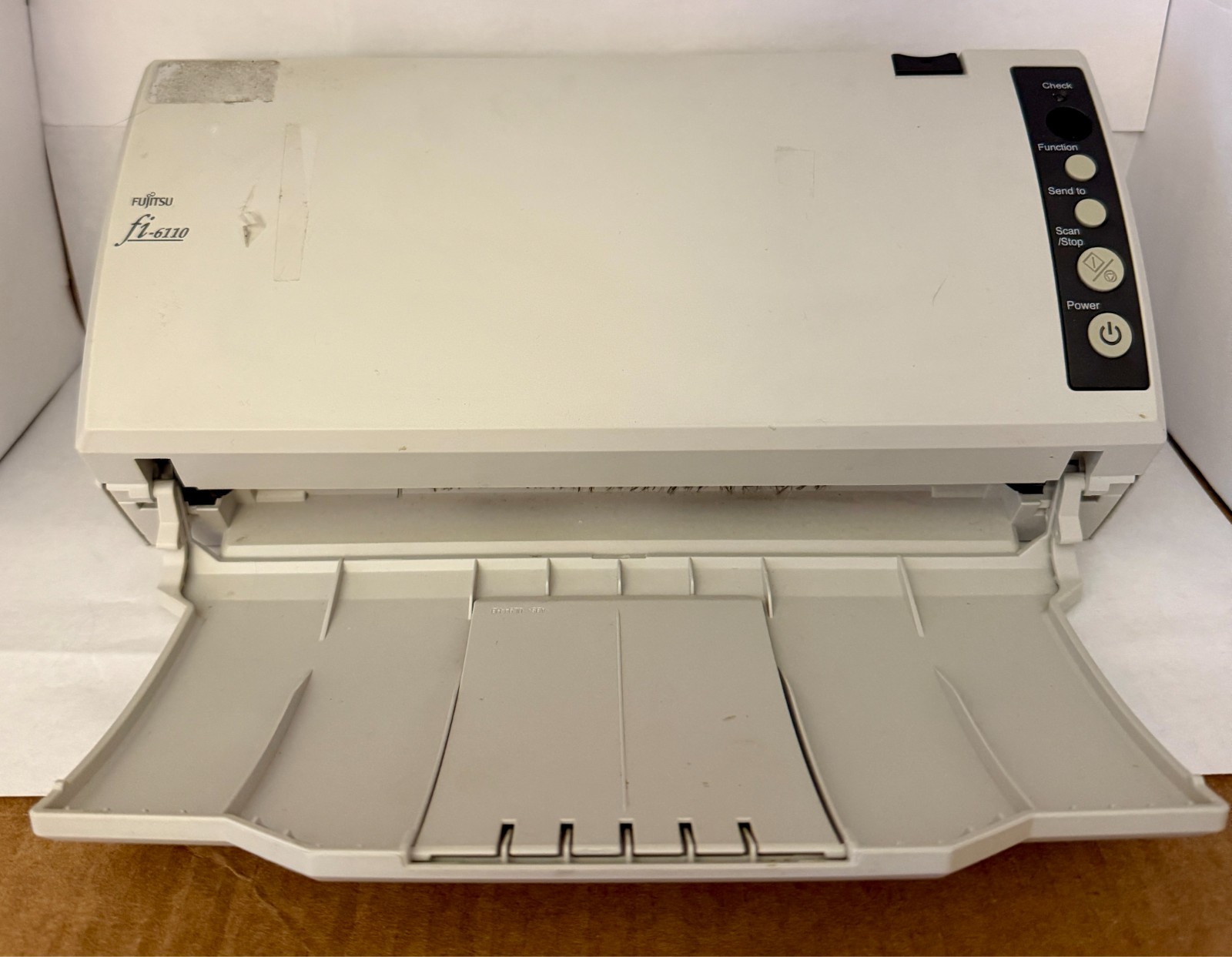 Fujitsu fi-6110 Duplex Document Scanner PA03610-B065 Tested Working w AC Adapter