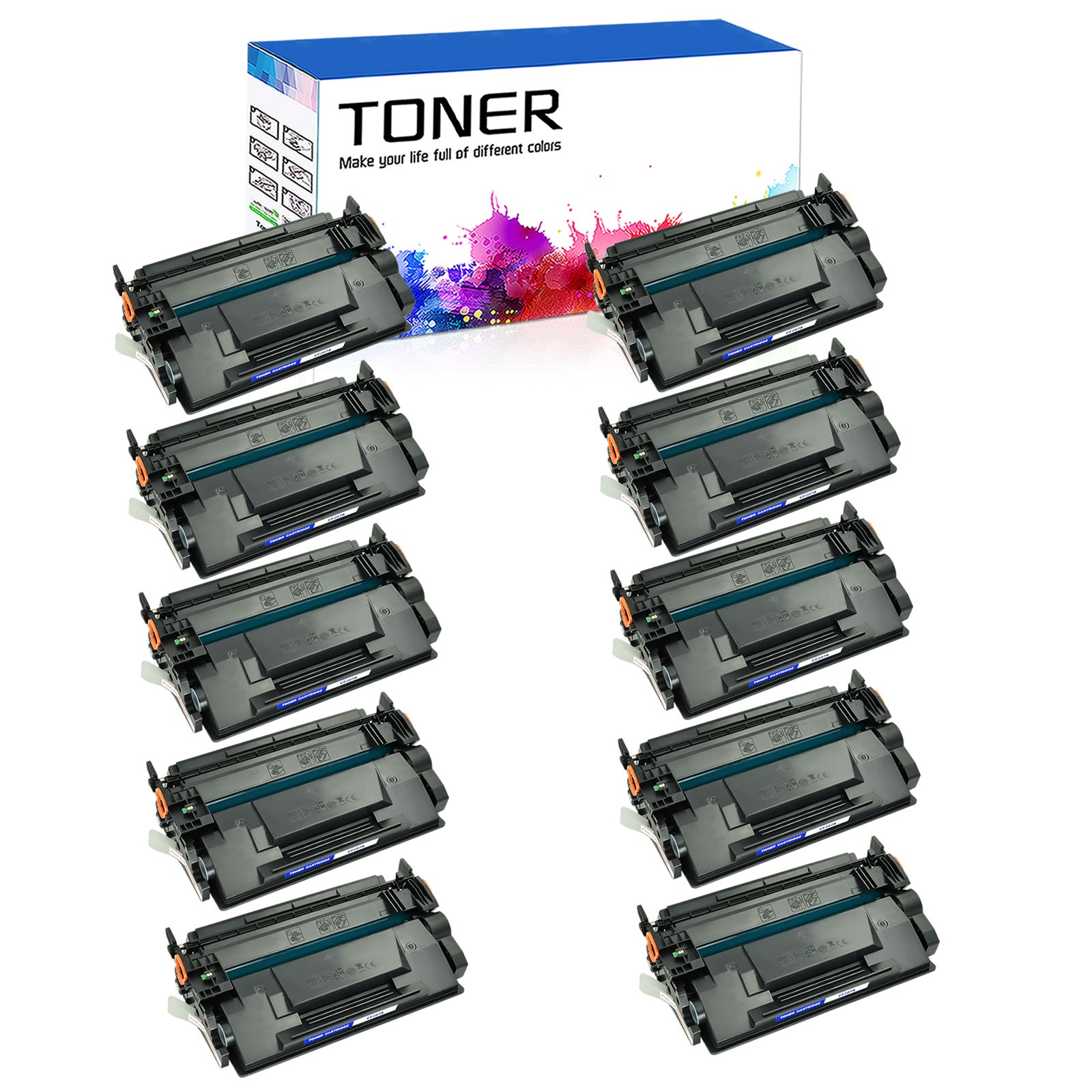 10x CF287A 87A Toner Cartridge for HP LaserJet Pro MFP M527z M527c M501dn M501n