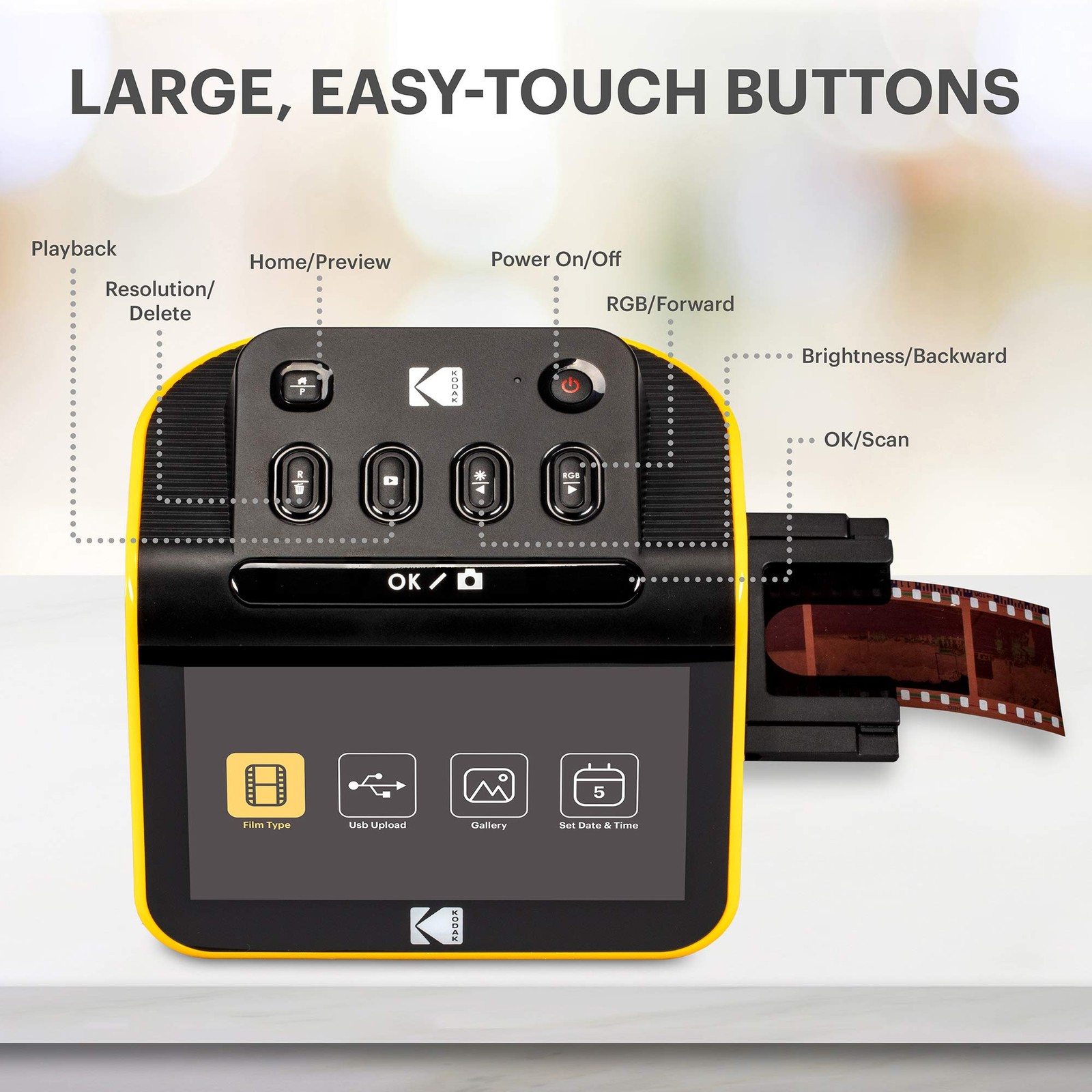 Kodak Slide N SCAN Digital Portable Film Scanner 5″ LCD Screen, Slide Scanner