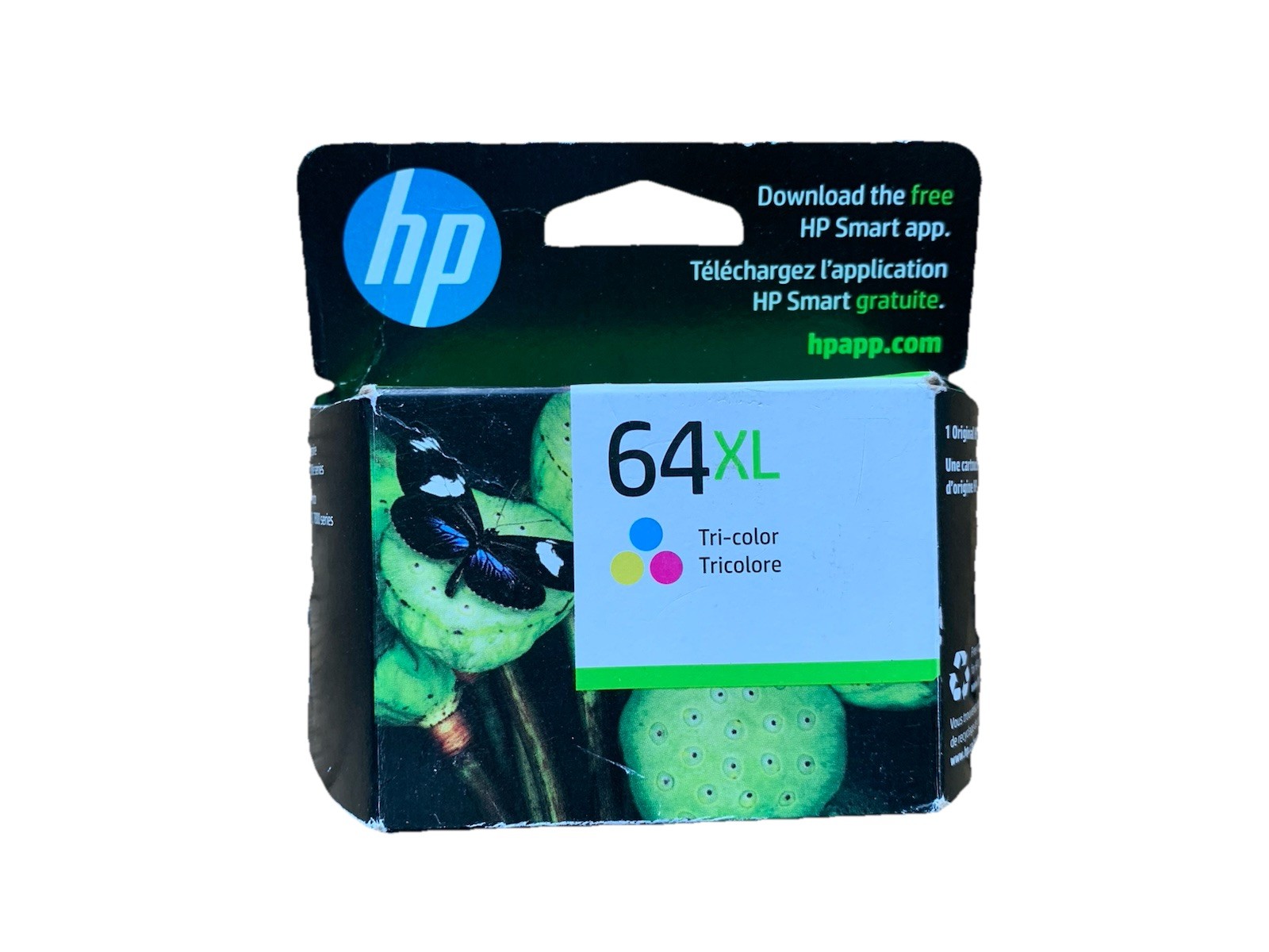 Genuine New HP 64XL Tricolor Ink Cartridge