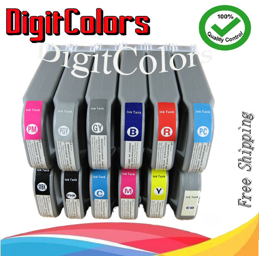 PFI-1700 Compatible Ink Cartridge for Canon Ipf Pro2000 4000 6000 Set of 12