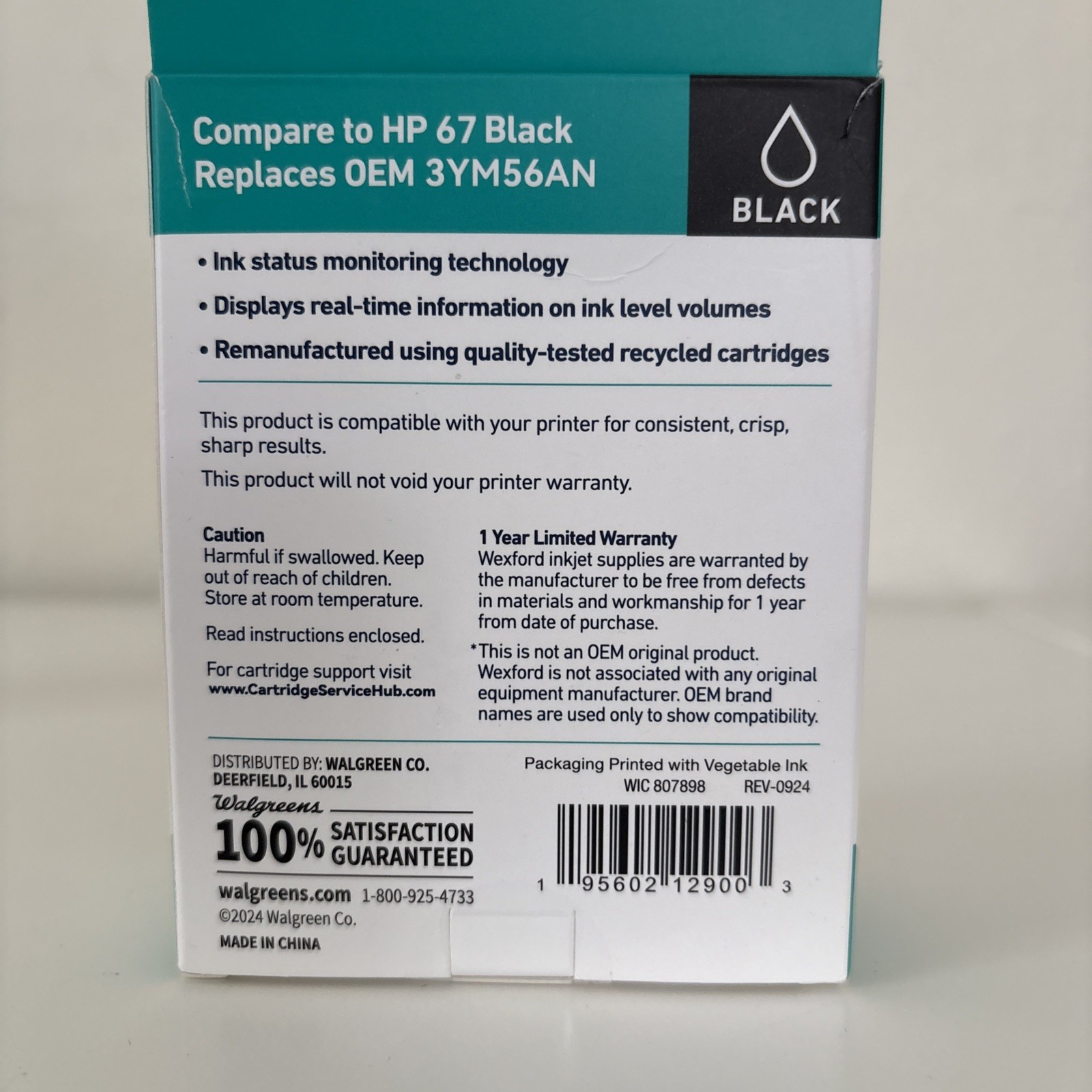 HP Deskjet Plus Envy Pro Compatible Ink Cartridge Black Wexford Lot 2