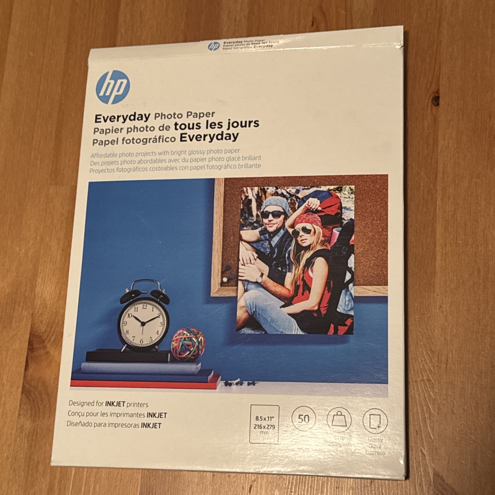 HP Everyday Glossy Photo Paper | 49 Sheets | Letter | 8.5 x 11 in | Q8723A