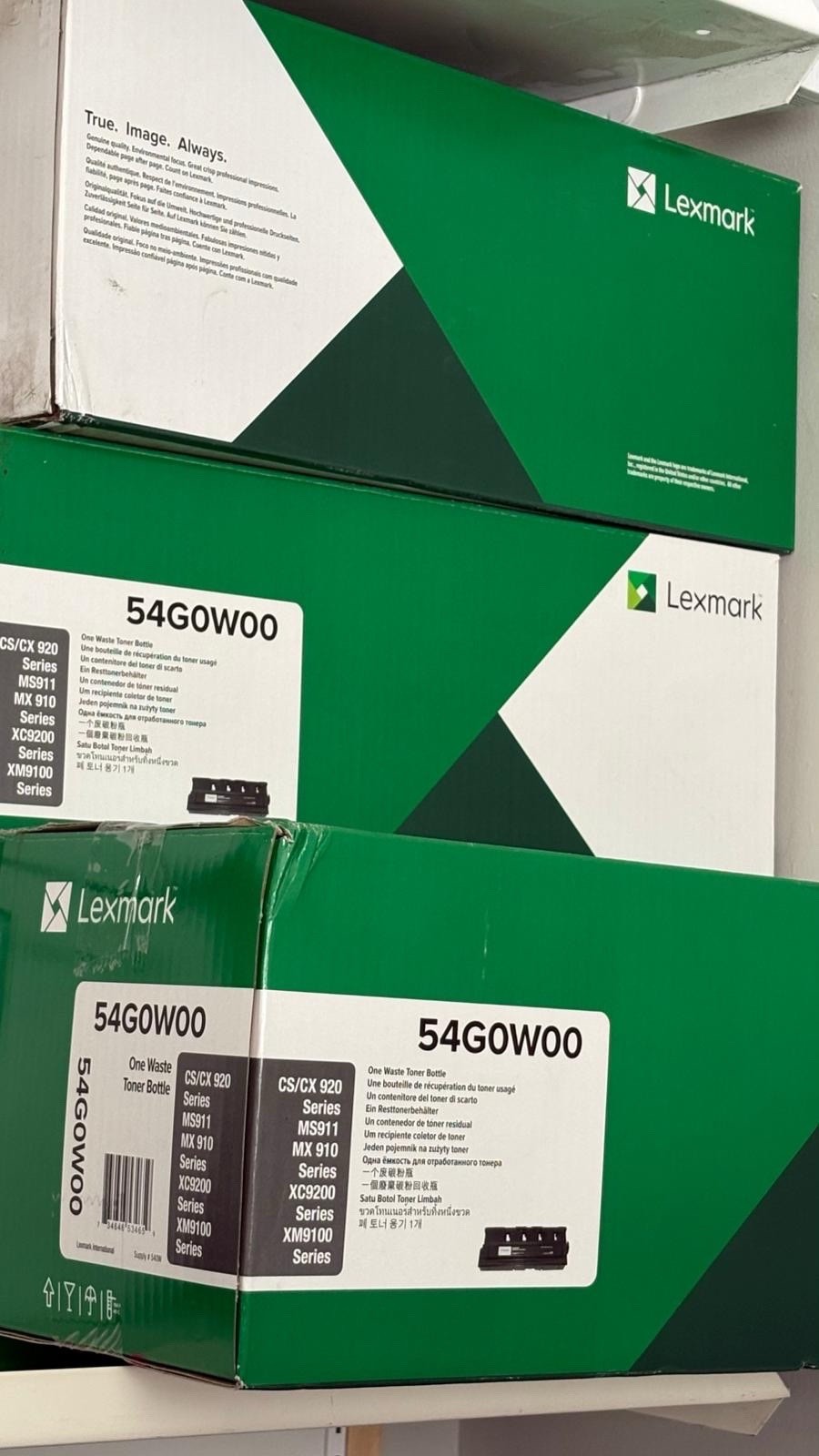 Lexmark 54G0W00 CS/CX920 MS911 MX910 XC9200 XM9100 Waste Toner Bottles
