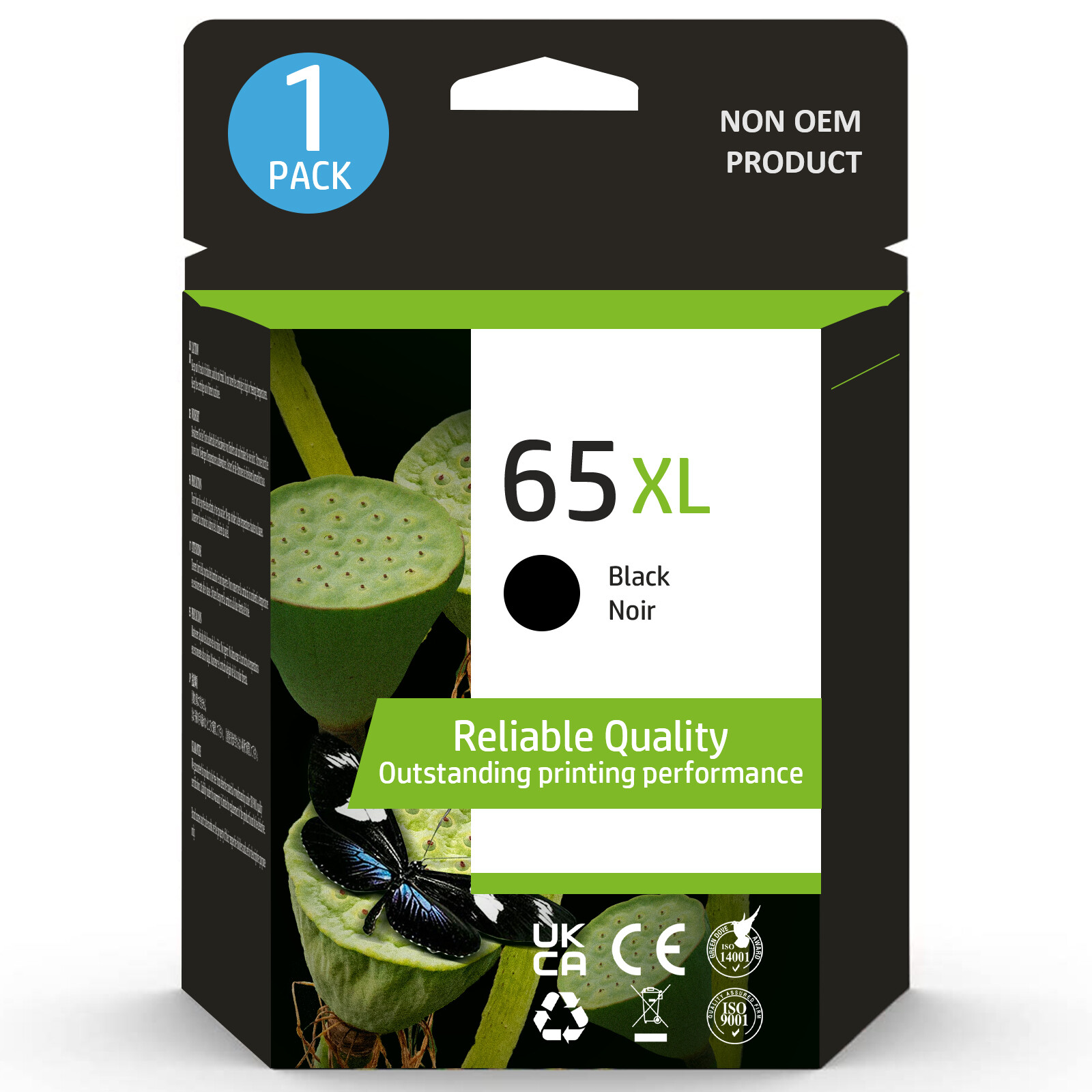 65XL 65 Ink Cartridge For HP ENVY 5010 5055 5052 Deskjet 2600 2652 2636 Printer