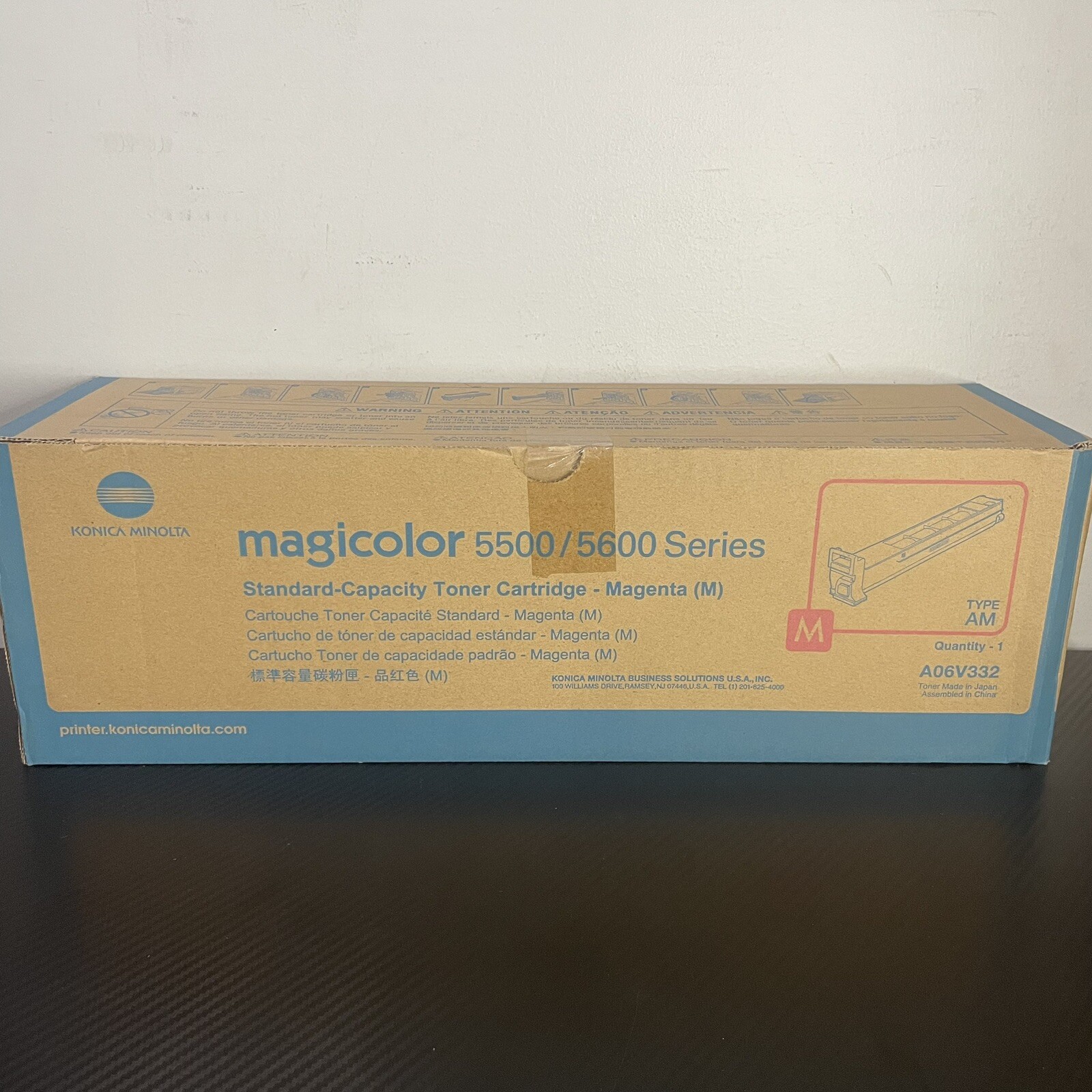Konica Minolta Magicolor 5500 / 5600 Magenta Toner Cartridge A06V332