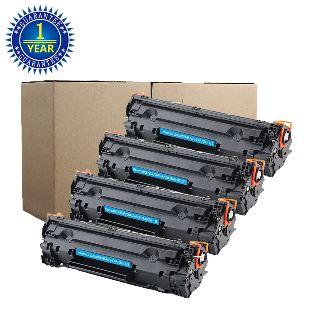 4x Toner Compatible for HP 85A CE285A LaserJet P1102 P1102w M1212nf m1217nfw MFP