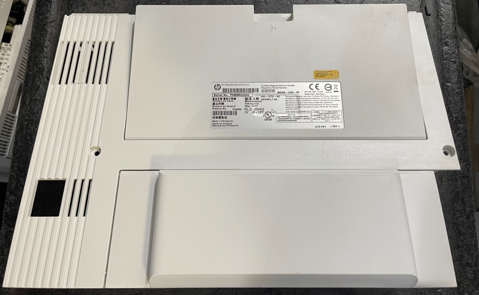 RM2-5712 – OEM Genuine HP M506n M507n Rear Door Assembly Simplex Models Only