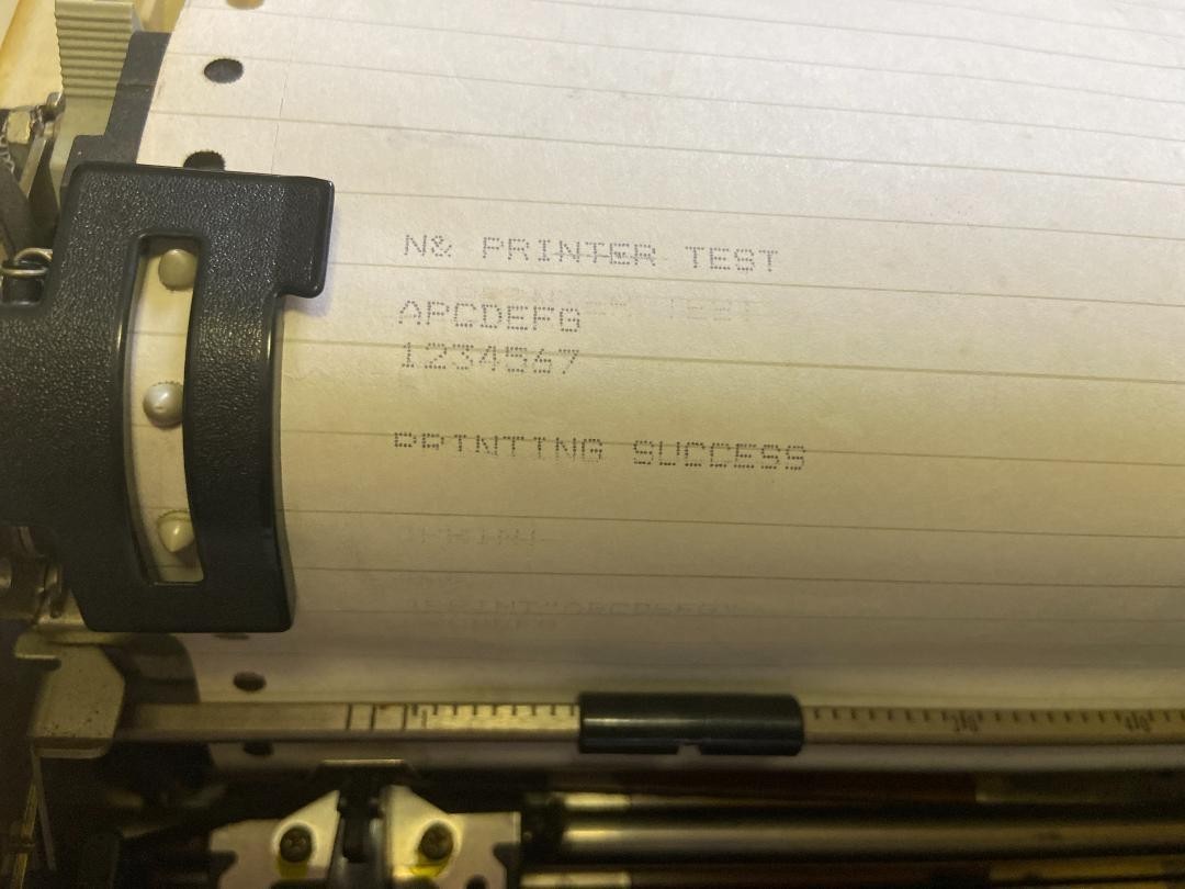 EPSON MP‑80 Type II Dot Matrix Printer Set for Apple II 1980 Tested Working