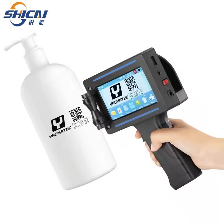 Handheld Inkjet Printer Portable Expiry Date logo QR Code Barcode Label Printer