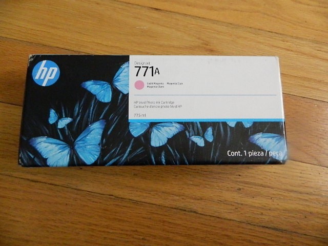 2026 GENUINE HP 771A Light Magenta 775ml Cartridge B6Y19A DESIGNJET Z6200 SEALED