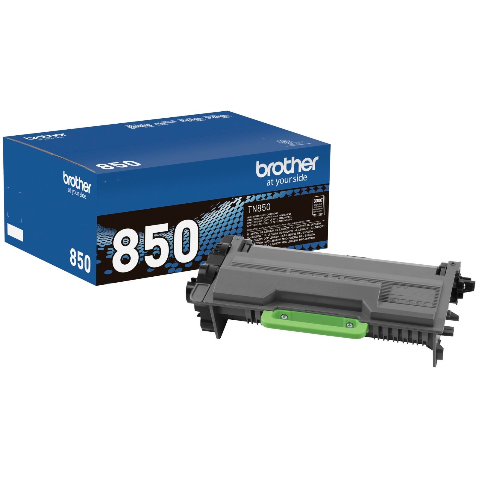 Brother TN850 Black High Yield Toner Cartridge Genuine SEALED
