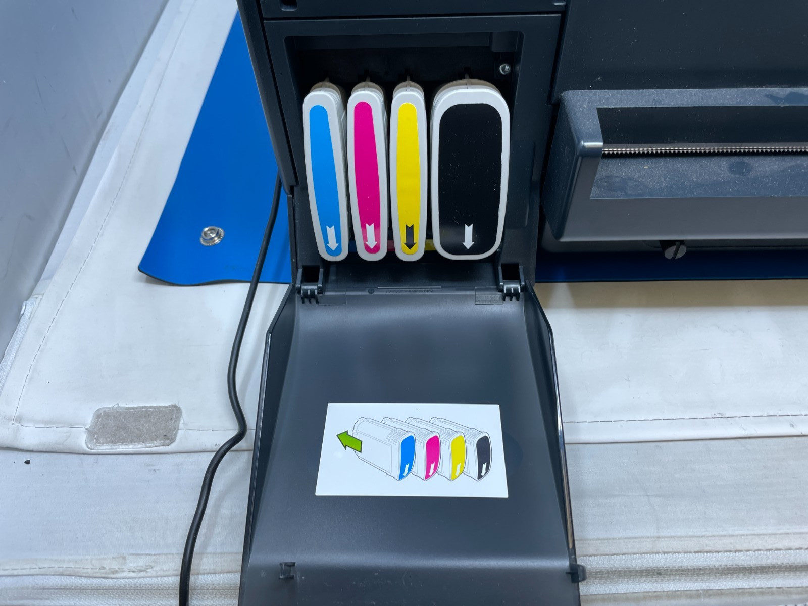 VIPColor VP485 – Tested Inkjet Color Label Printer w/ AC Adapter and USB cable