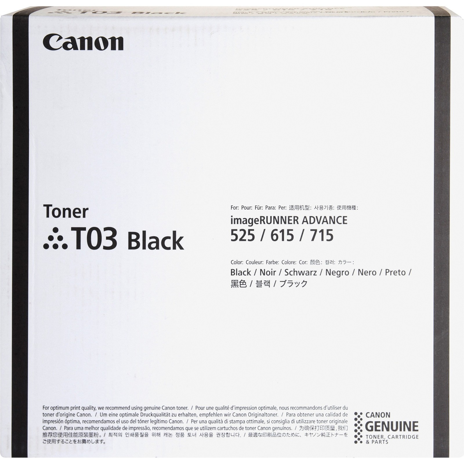 Canon T03 Original Toner Cartridge – Black