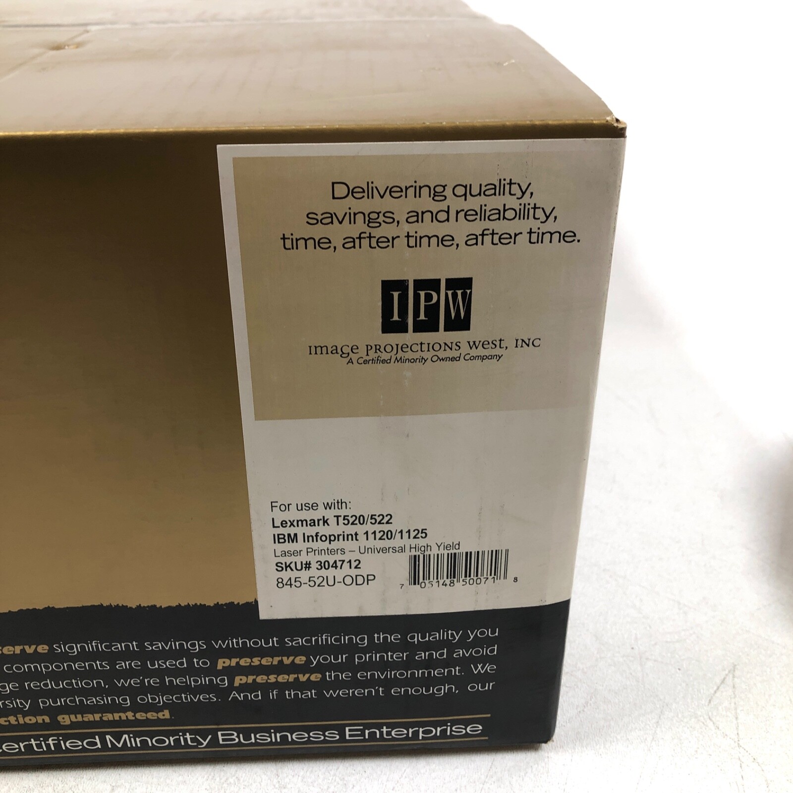 IPW Compatible Hi Yield Blk Toner Cart for LEXMARK T520&T522,IBM 1120