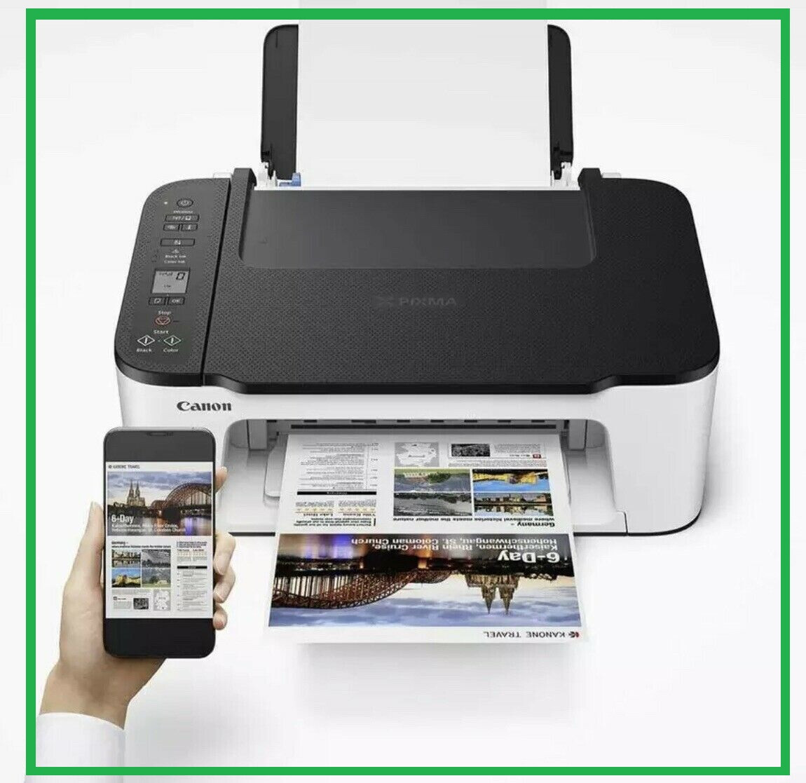 New Canon PIXMA TS3520(3620) All in One Printer-Wireless-Black-Android Print