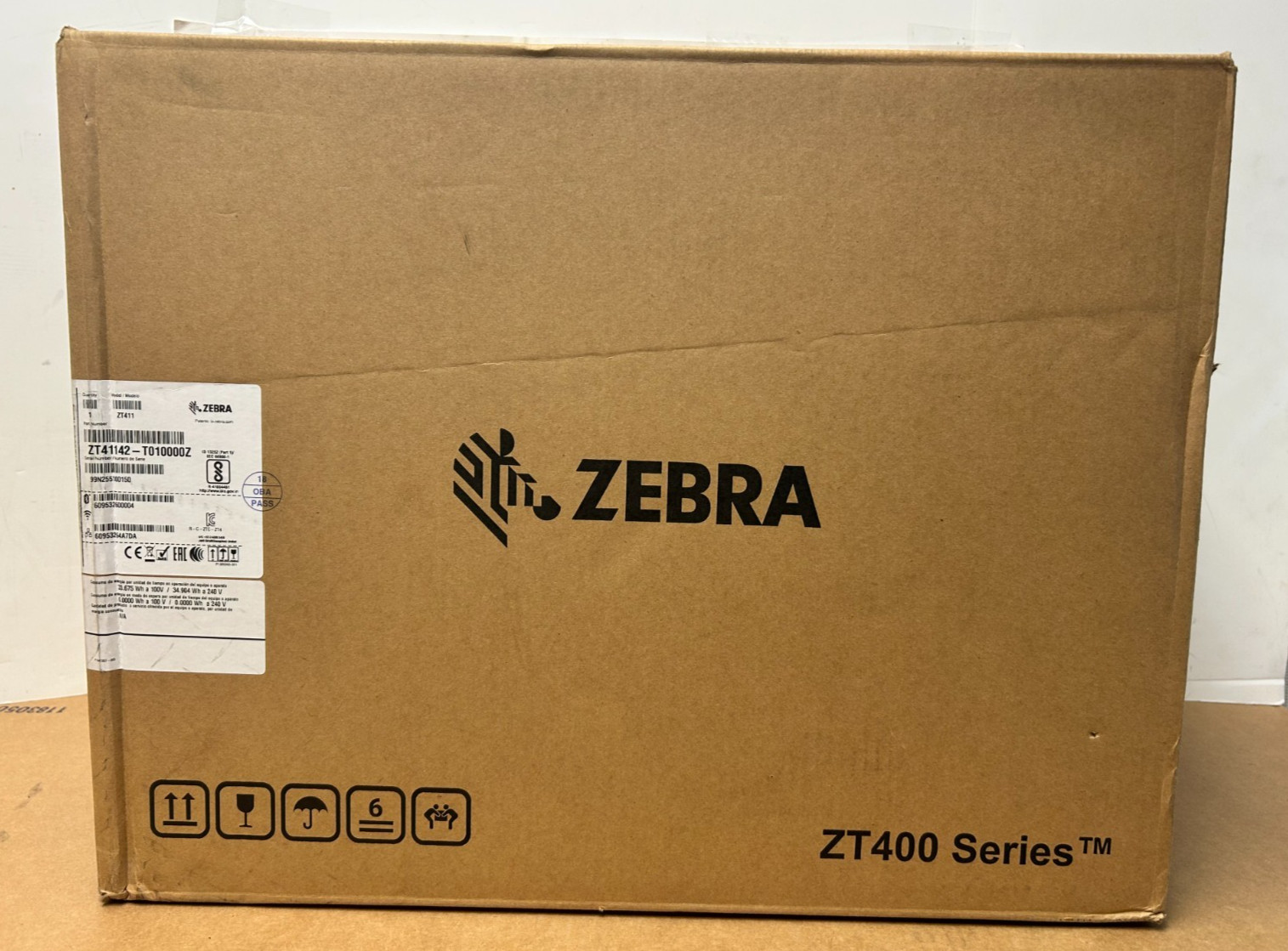 Zebra ZT411 Direct thermal transfer Label printer ~ Factory Sealed ~