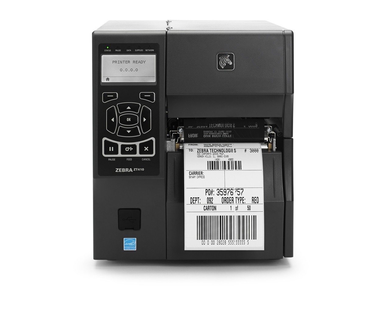 Zebra ZT420 ZT42062-T010000Z Thermal Barcode Printer Network BT 203DPI + WiFi