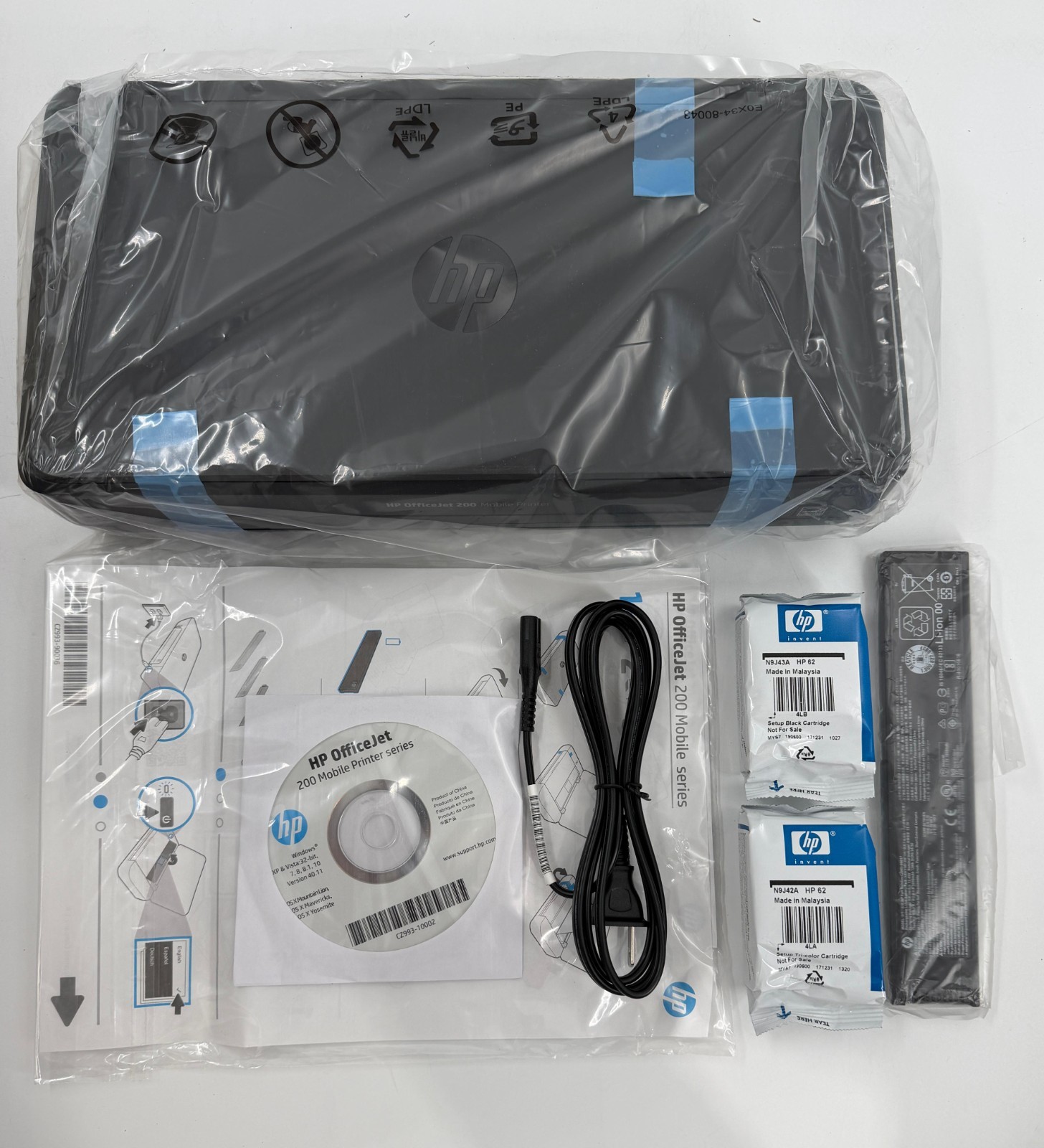 Open Box HP OfficeJet 200 Mobile Printer | HP ePrint | Wireless Direct Printing