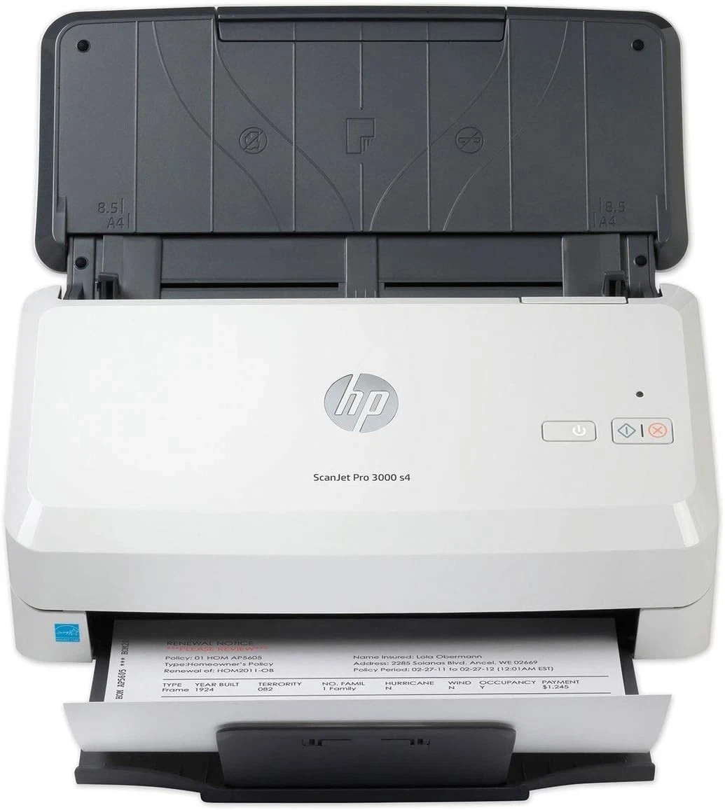 HP ScanJet Pro 3000 s4 (6FW07A) 40ppm USB 3.0 Color Duplex Scanner with 50-page