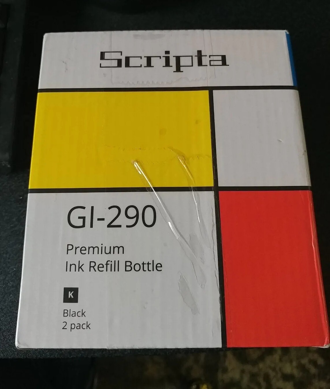 HH) Scipta For Canon Pick GI-290 Refill Ink BLACK G4200 G3200 G4210 G2200 G1200