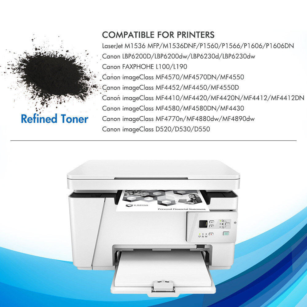 High Yield CE278A Toner For HP 78A LaserJet Pro P1606dn M1536dnf M1536 P1560 LOT