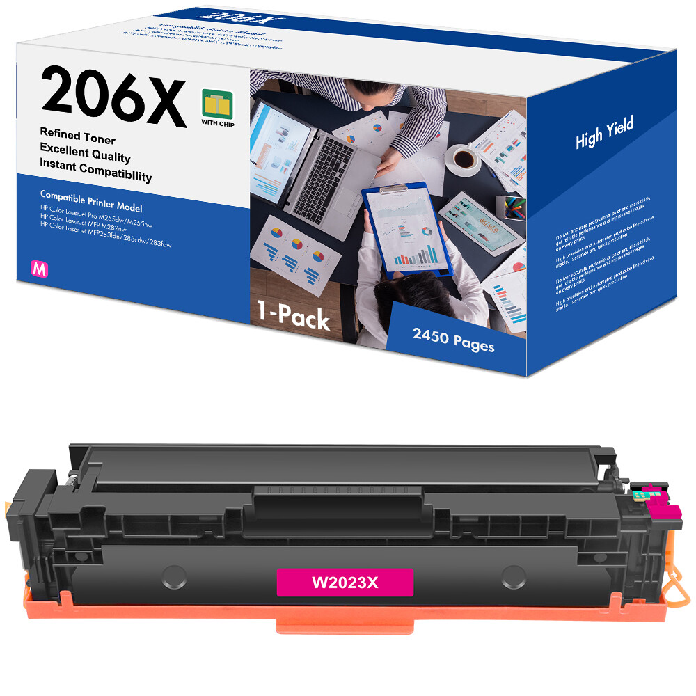 W2110A Fits For HP 206A 206X Toner Cartridge W2110X MFP M283cdw M255dw Lot