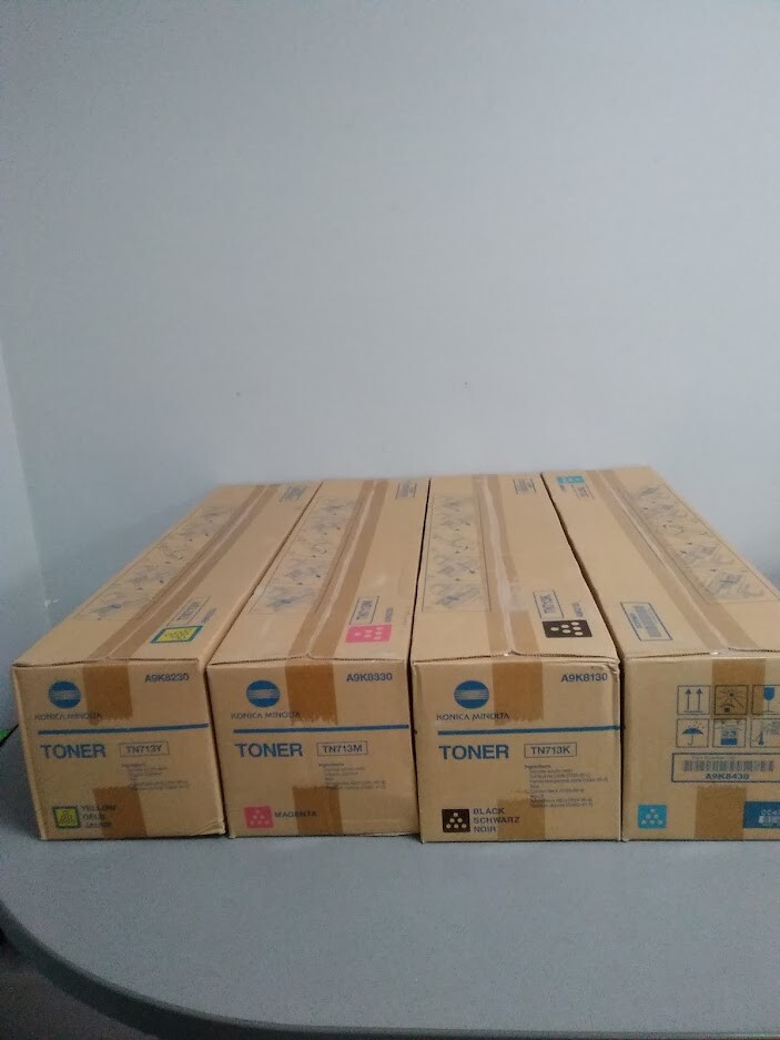 Konica Minolta TN713 CMYK Toner Set for C659 C759