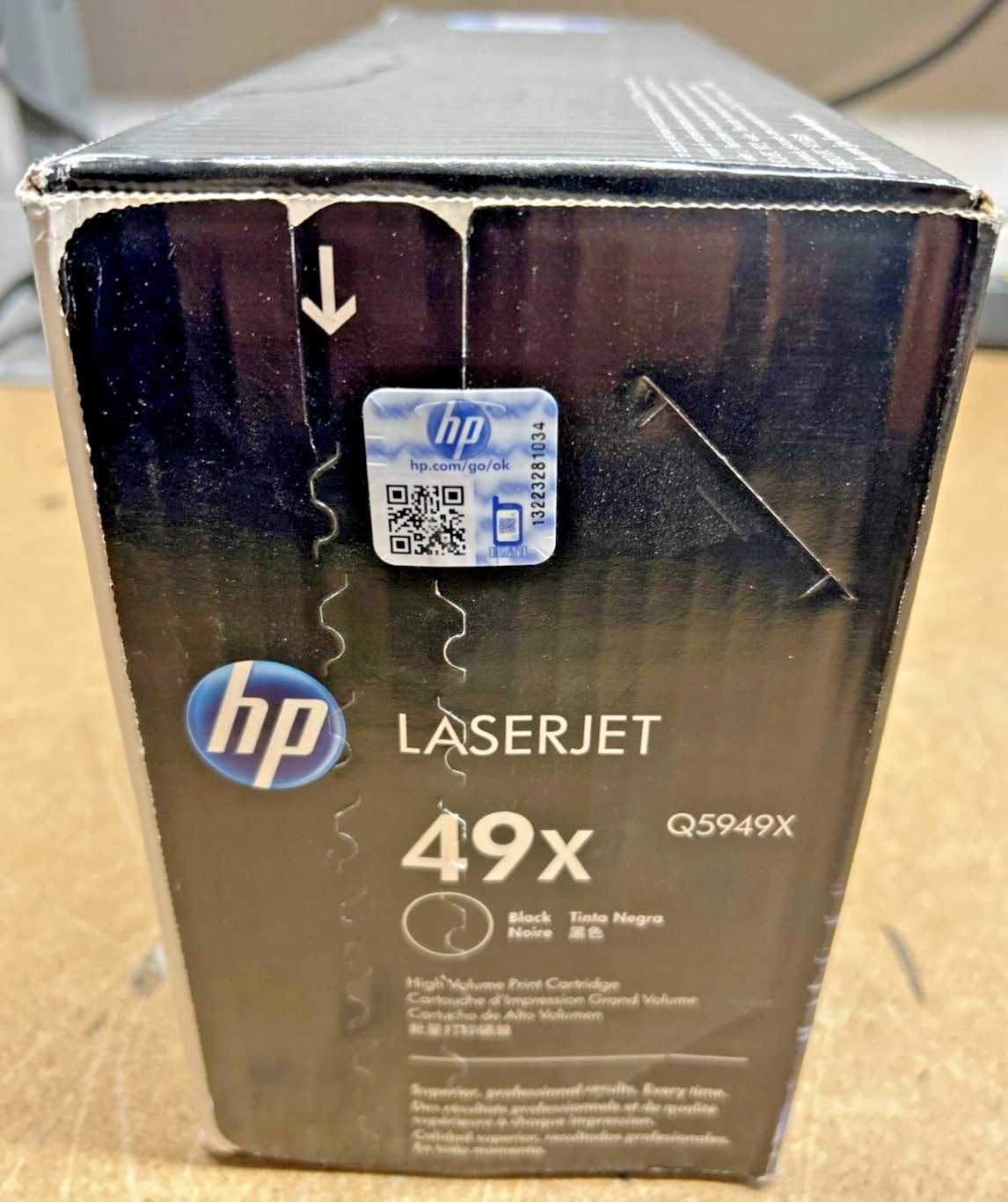 NEW GENUINE HP 49X Black Toner Cartridge 6,000 Pages 1160Le 1320n 3390 Q5949X