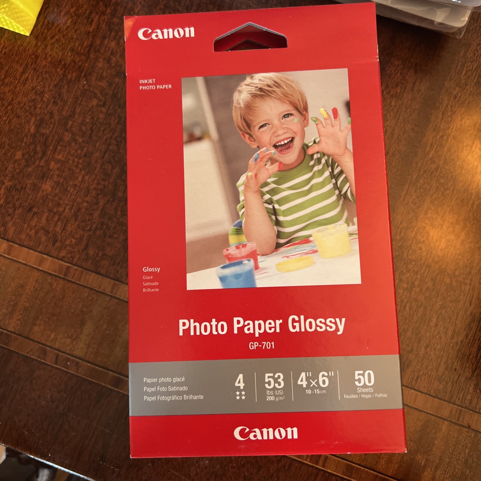 Canon GP-701 Glossy Photo Paper 4×6 – 250 Total Sheets Lot of 5 Packs NEW Sealed