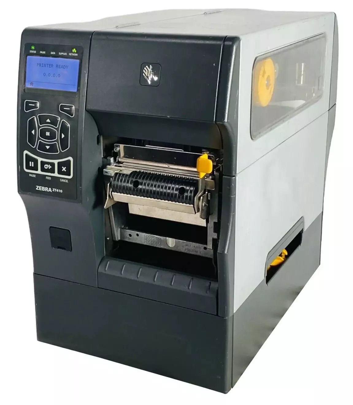 Zebra ZT410 Thermal Transfer Label Printer Peeler Rewinder Bluetooth LAN USB