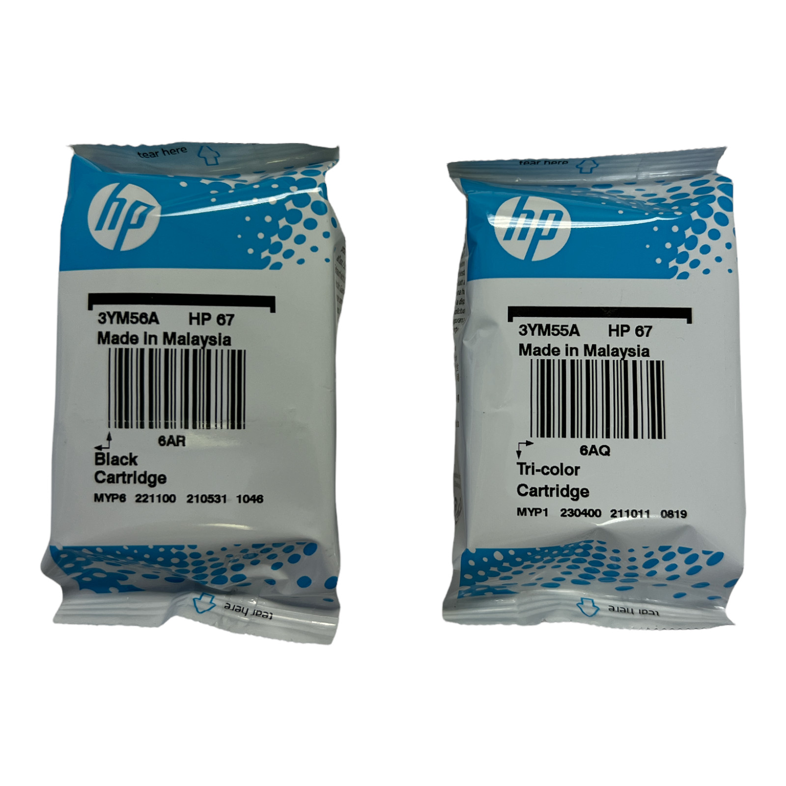 Genuine HP 67 Ink Cartridge Combo for HP 2752 4152 6052 6455 printer