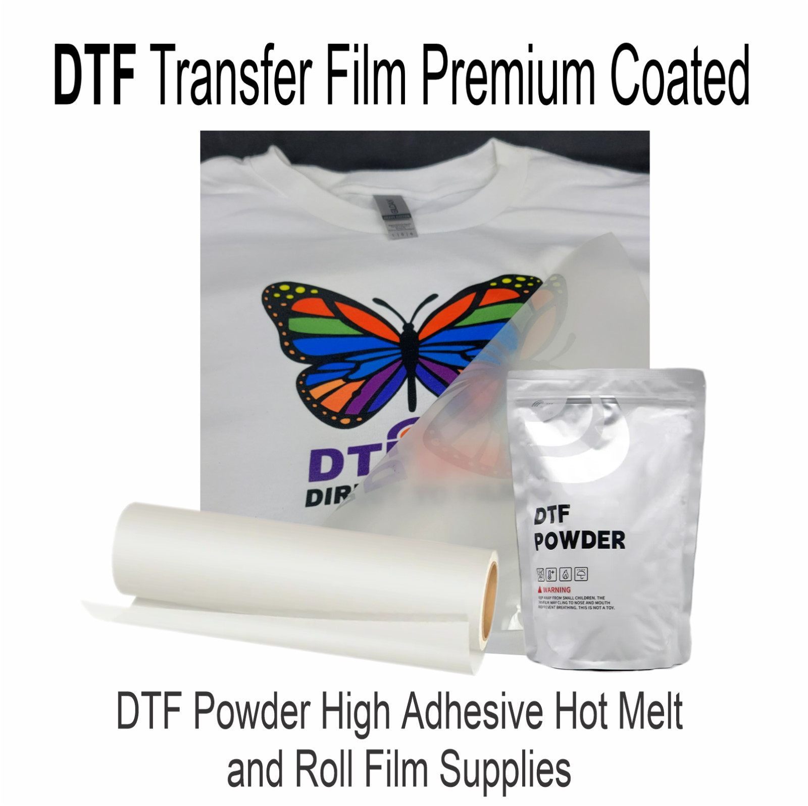 Epson Printer Sublimation ink Kit plus DTF Print T-Shirt Maker Starter Bundle