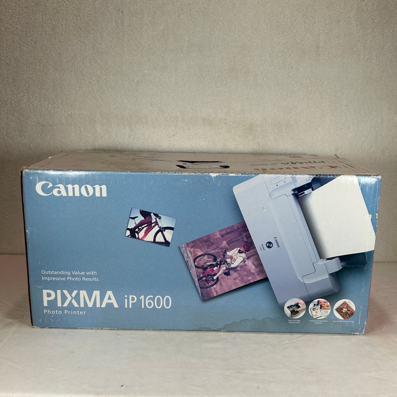 Canon PIXMA iP1600 Photo Inkjet Printer 4800×1200 dpi USB New Open Box
