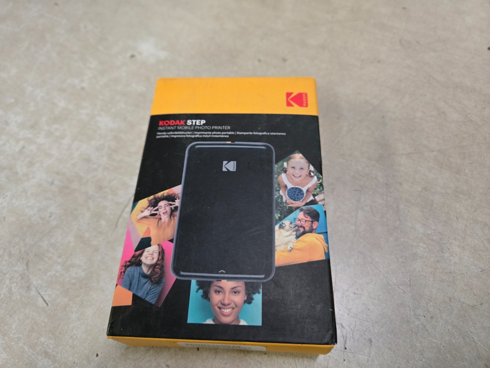 Kodak Step Mobile Instant Photo Printer, Portable Zink 2×3 Mini Printer, Black