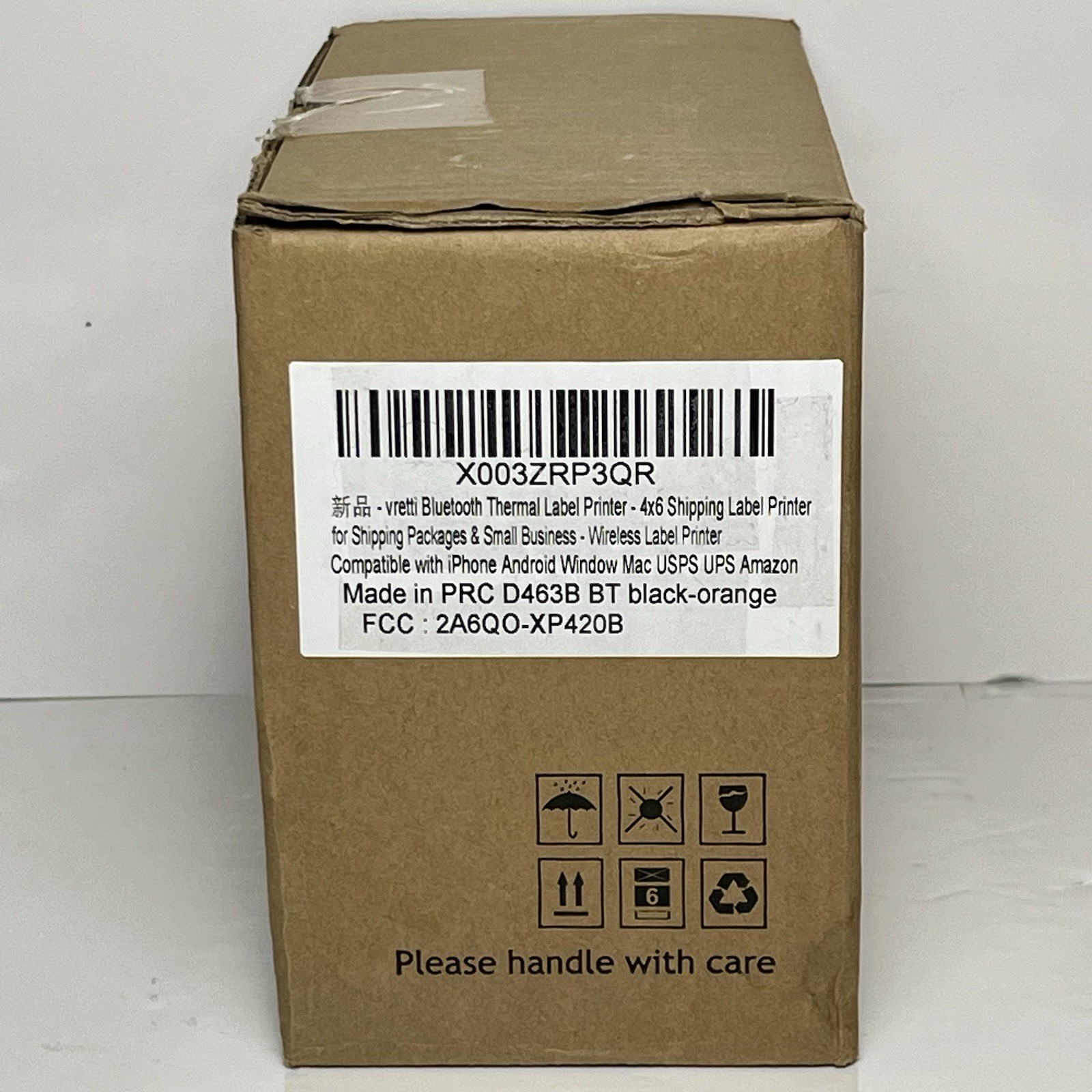 Vretti Bluetooth Thermal Label Printer 4×6 Shipping Labels D463B BT