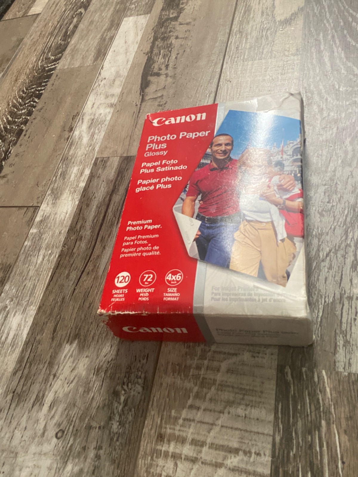Canon 120 Sheets Photo Paper Plus Glossy New In Box 72 lb 4×6 Inkjet Printers