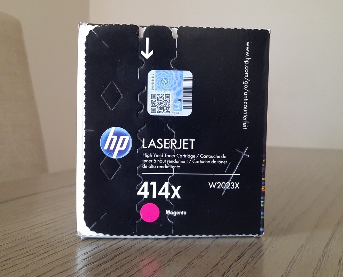 HP 414X High Yield Magenta Original LaserJet Toner Cartridge, ~6,000 pages,