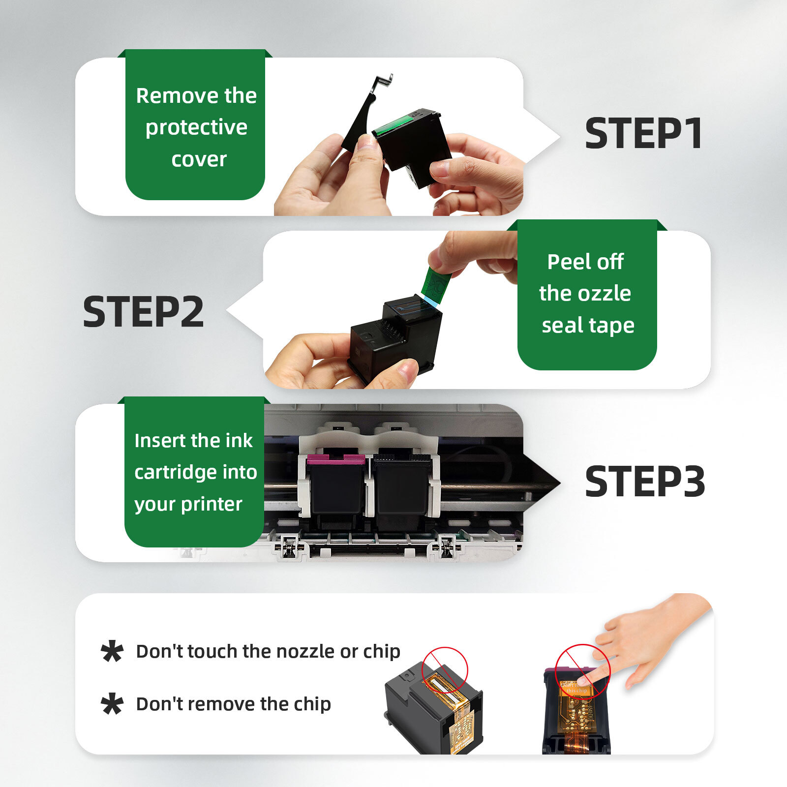 60 XL Ink Cartridge for HP 60XL Photosmart C4680 D110a C4795 DeskJet D2680 F4280