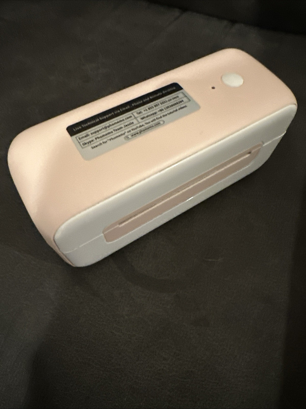 Phomemo PM-246S Label Printer – USB Connection / Used / Pink / See Description