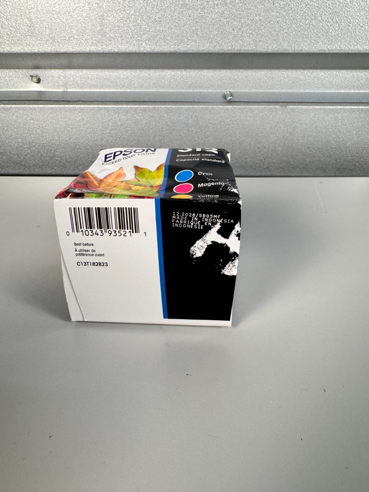 3PK Epson T312923-S 312 OEM Standard-Capacity Ink Cartridges EXP: 12/2026