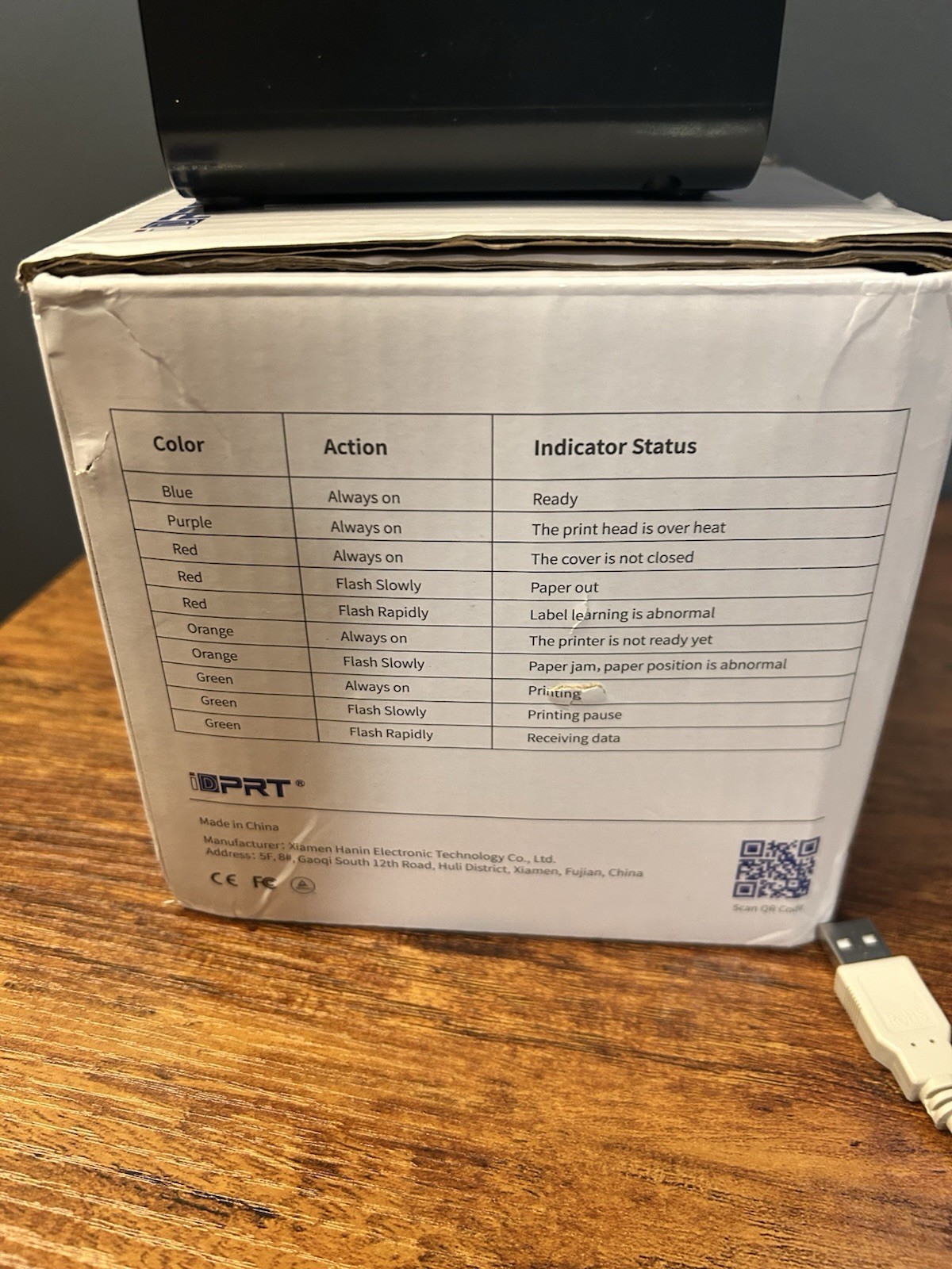 iDPRT SP410 Direct Thermal Label Printer – FOR PARTS or Repair – SEE ALL PHOTOS