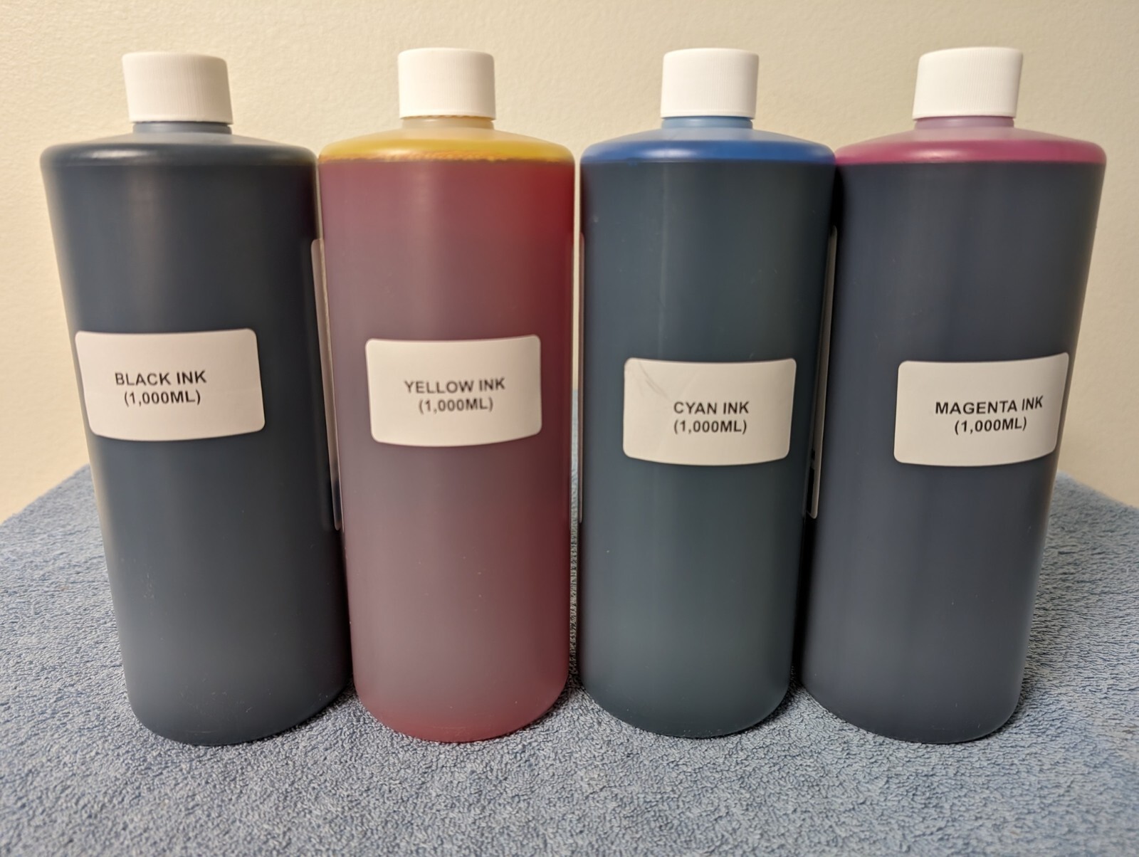 4x1000ml Bulk refill ink for HP Canon Epson Lexmark Dell Brother inkjet printer