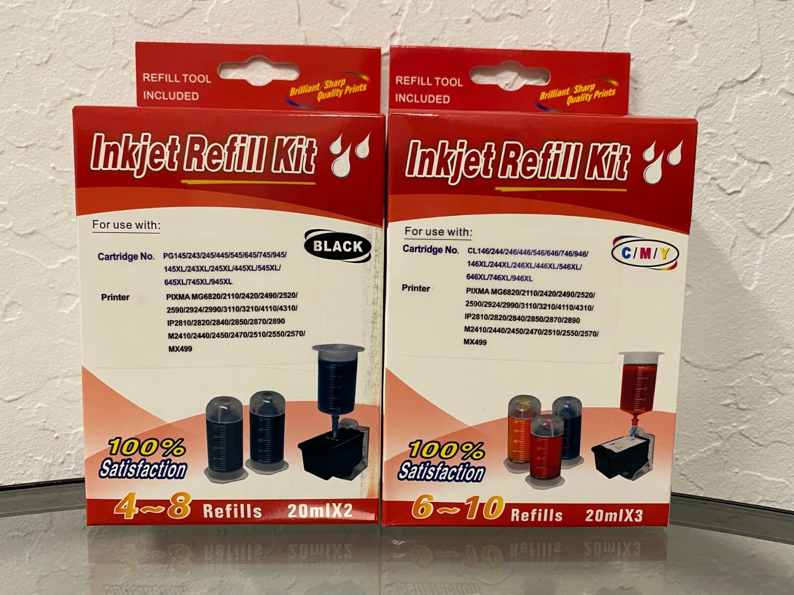 INK Cartridge Refill kit for Canon PG243 CL244 PG-245 CL-246 XL