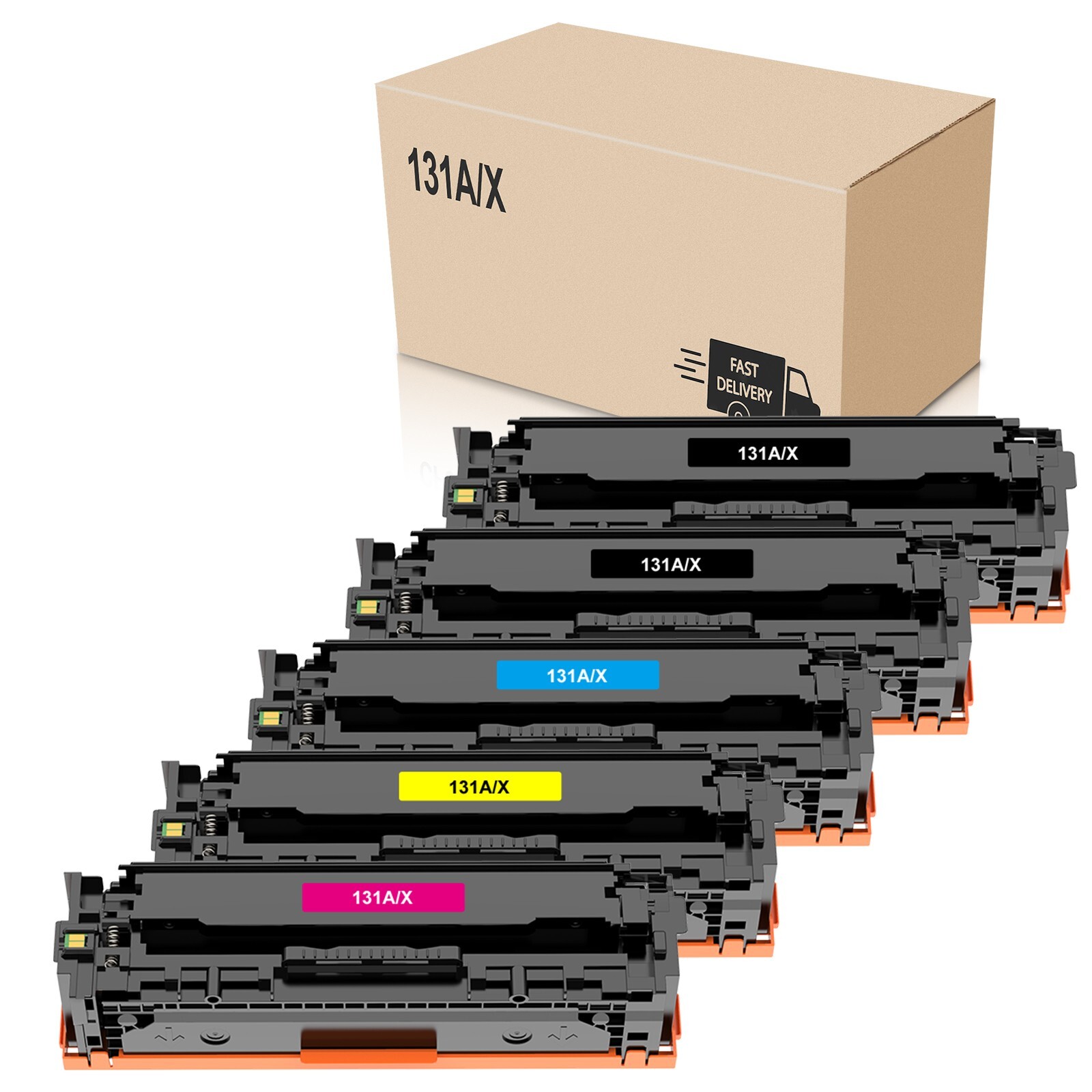 5PK Toner Compatible for Canon 131 imageCLASS LBP7110CW MF8280CW MF624CW Color