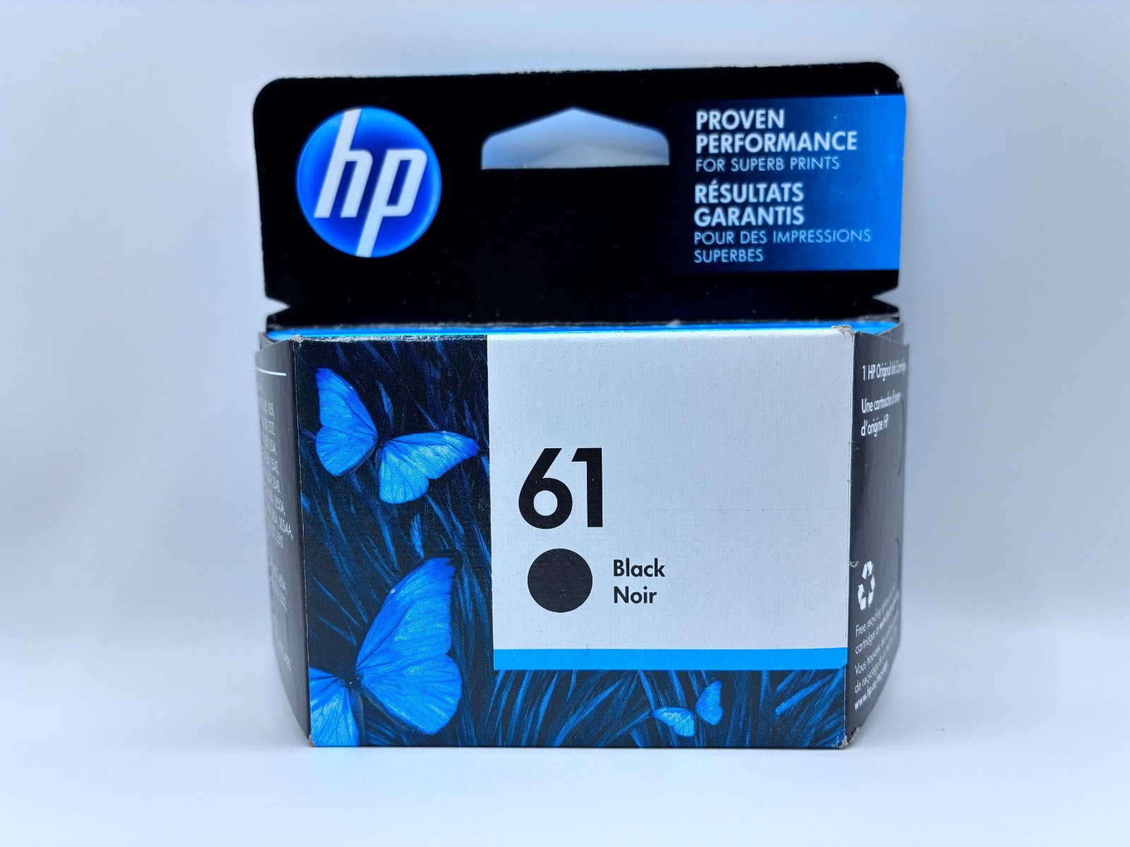 Genuine HP 61 Black Ink Cartridge Original Expired – 02/2021